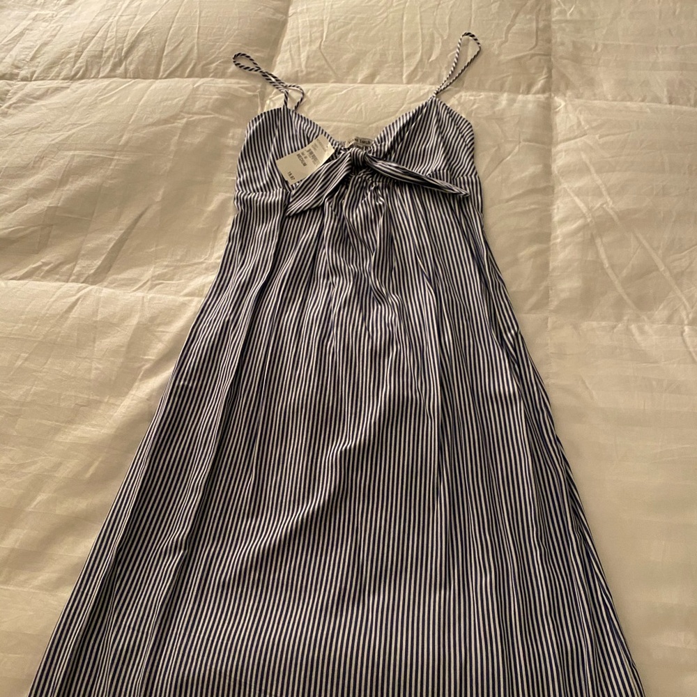 Tie front dress